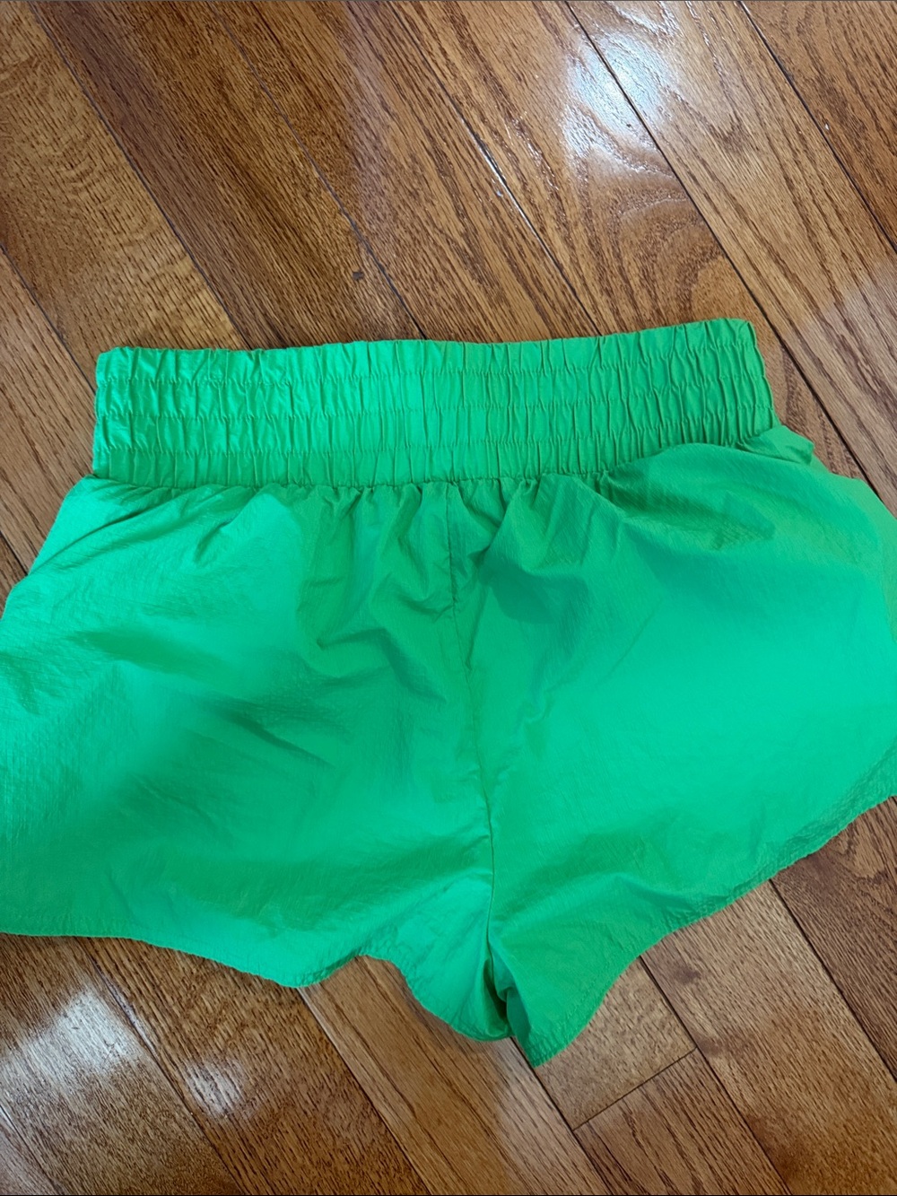 JoyLab Bright Green Athletic Shorts with White Accents - Picture 3 of 4